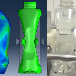 Study shows that optimal cross section, thickness distribution can maximize top/squeeze load performance for oval food, household chem products